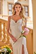Ava Presley 47276 Strappy Sweetheart Neck High Slit Dress