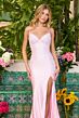 Ava Presley 47276 Strappy Sweetheart Neck High Slit Dress