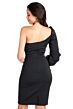 Ava Presley 27701 One Sleeve Draped Skirt Dress
