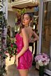 Ava Presley 29122 Strapless Side Slit Sequin Dress