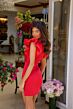 Ava Presley 29123 Flutter Sleeve Plunging Neck Dress