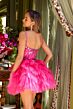Ava Presley 29180 Beaded Bodice Ruffle A-Line Dress