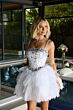 Ava Presley 29180 Beaded Bodice Ruffle A-Line Dress
