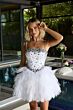 Ava Presley 29180 Beaded Bodice Ruffle A-Line Dress