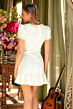 Ava Presley 29825 Puff Sleeve Ruffle Hem Dress