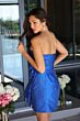 Ava Presley 26310 Ruched Bodice Front Bow Dress