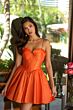 Ava Presley 26314 Corset Bodice Ruffle Sweetheart Neck Dress