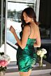 Ava Presley 26332 Side Drape Beaded Corset Bodice Dress
