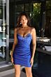Ava Presley 26340 Beaded Spaghetti Strap Corset Bodice Dress