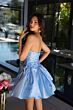 Ava Presley 26382 Lace Bodice Pleated Skirt Dress