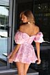 Ava Presley 26410 Puff Sleeve Two Piece Dress