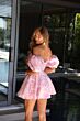 Ava Presley 26410 Puff Sleeve Two Piece Dress