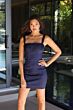 Ava Presley 26415 Bow Back Slim Straps Dress