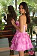 Ava Presley 26444 Tiered Skirt Strapless Corset Dress