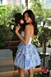 Ava Presley 26448 Ruffle Skirt Corset Top Print Dress