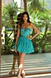 Ava Presley 26451 Ruffle Skirt Strapless Corset Dress