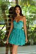 Ava Presley 26451 Ruffle Skirt Strapless Corset Dress