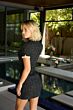 Ava Presley 26702 High Neck Short Sleeve Dress