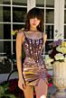 Ava Presley 29218 Embellished Corset Metallic Skirt Dress