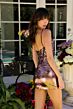 Ava Presley 29218 Embellished Corset Metallic Skirt Dress