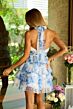 Ava Presley 47109 Floral Print Tie Halter Dress