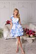 Ava Presley 47110 Layered Skirt One Shoulder Floral Dress