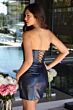 Ava Presley 47126 Peek-A-Boo Neckline Corset Dress