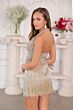 Ava Presley 47140 Fringe Skirt Floral Top Dress