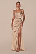 LaDivine 7492C Corset Bodice Cowl Neck Dress