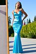 LaDivine SE016 Ruched Derriere Backless Dress