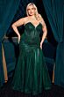 LaDivine CD0214C High Slit Sweetheart Neck Plus Size Dress