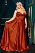 LaDivine CD337C Corset Bodice Sweetheart Neck Dress