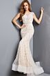 Jovani 02336 Ivory/Nude Dress