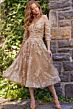 Jovani 06637 Champagne Dress