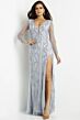 Jovani 07055 Light Blue Dress