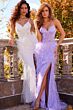 Jovani 08060 Burgundy Dress