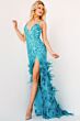 Jovani 08340 Turquoise Dress