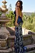 Jovani 09749 Navy Light Blue Dress