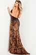 Jovani 09749 Navy Light Blue Dress
