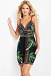 Jovani 09908 Black Multicolor Dress
