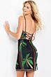 Jovani 09908 Black Multicolor Dress