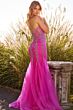 Jovani 22538 Neon Pink Dress