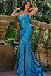 Jovani 23077 Turquoise Dress