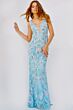 Jovani 23511 Light Blue Multi Dress