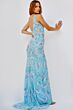 Jovani 23511 Light Blue Multi Dress