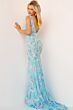 Jovani 23511 Light Blue Multi Dress