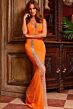 Jovani 23949 Orange Dress