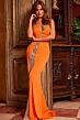 Jovani 23949 Orange Dress