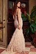 Jovani 24058 Champagne Dress