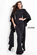 Jovani 3018 Purple Black Dress